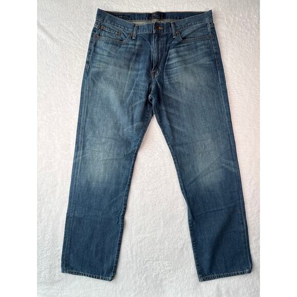 Lucky Brand 363 Vintage Straight Men 36x30 Dark Wash Jeans - Picture 1 of 9